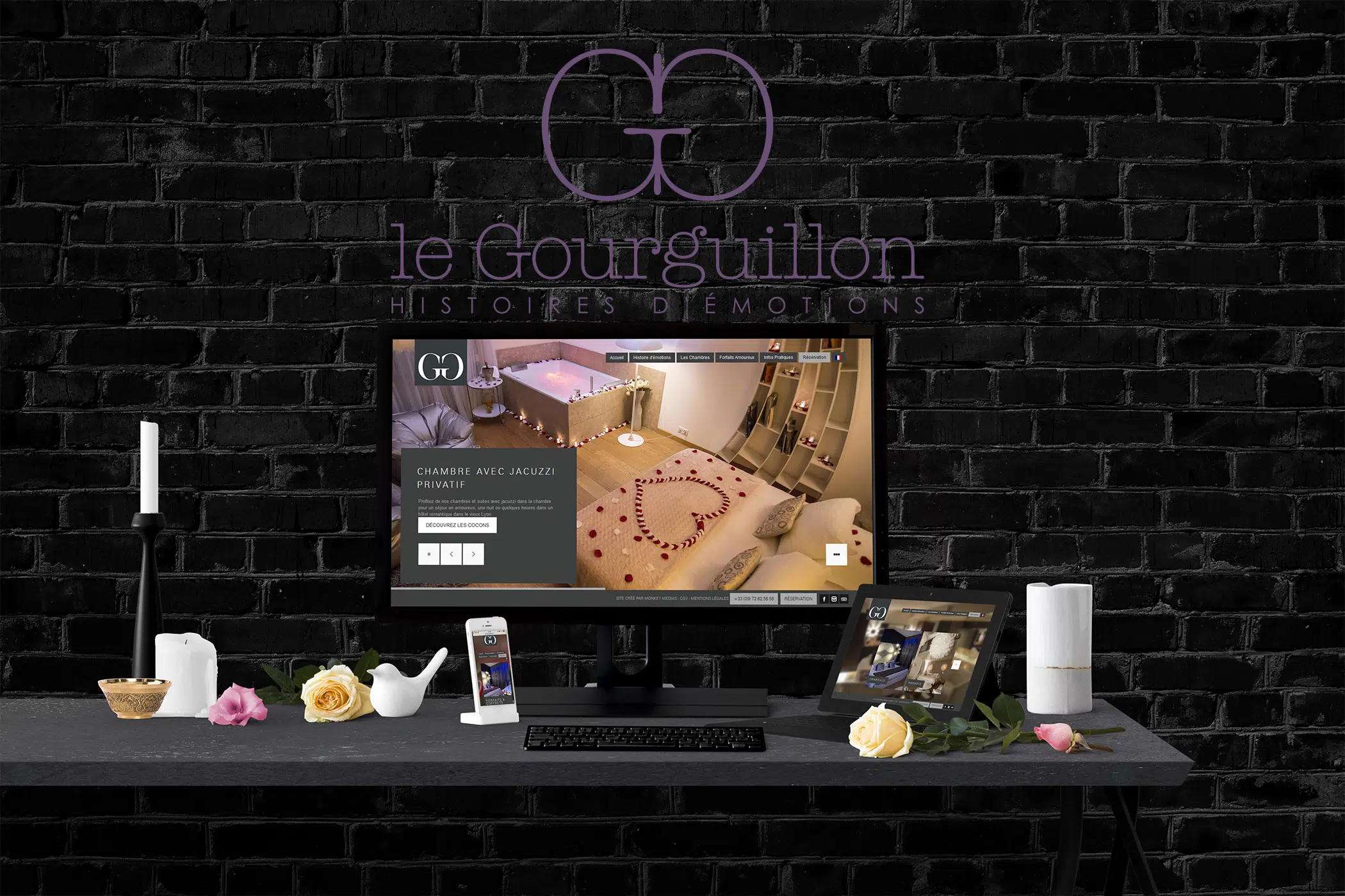 Réalisation Site Web Hôtel