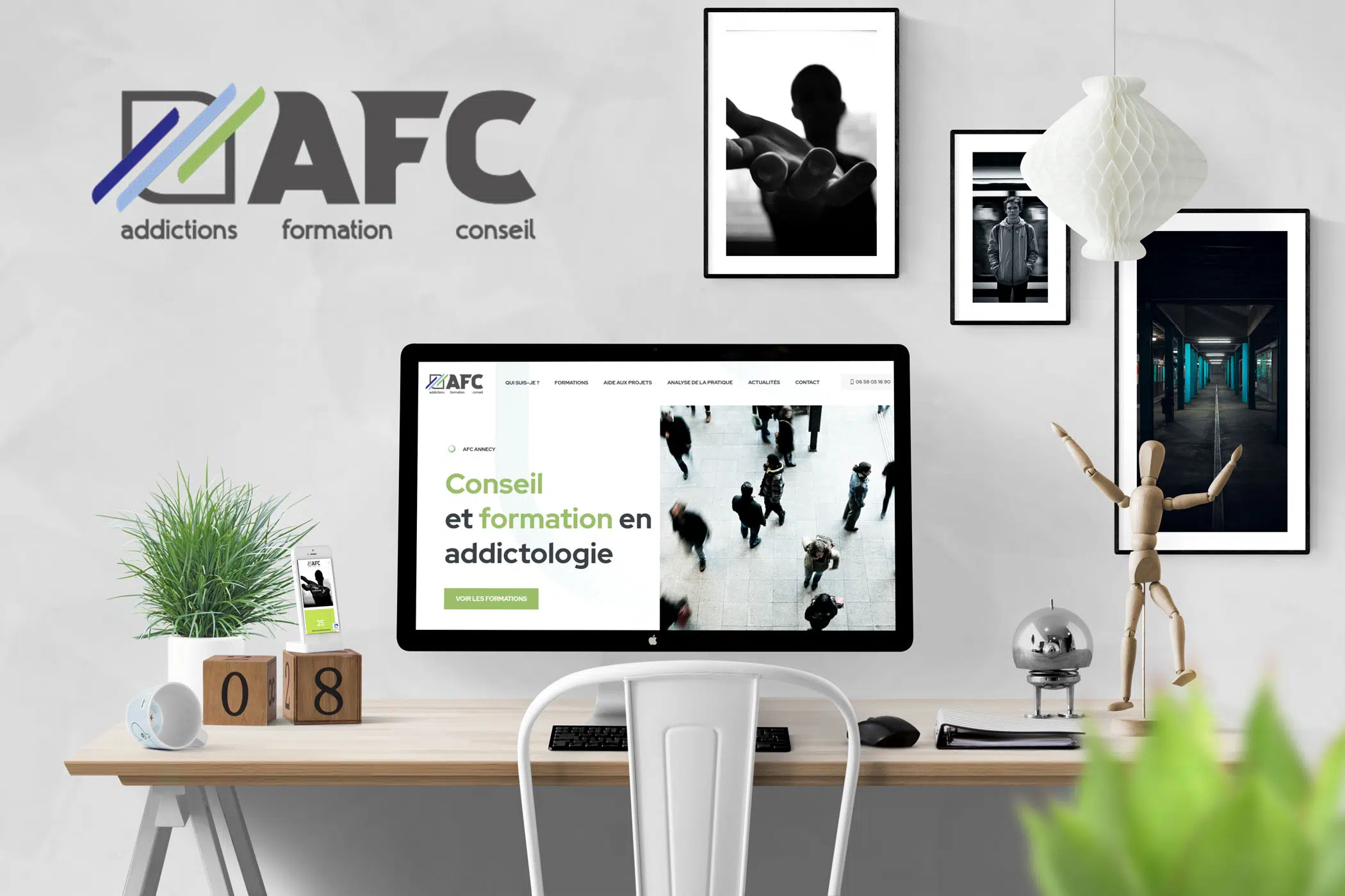 Réalisation site WordPress pour AFC