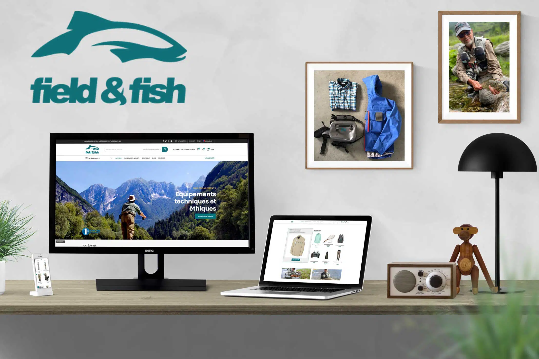 Refonte site e-commerce Field and Fish
