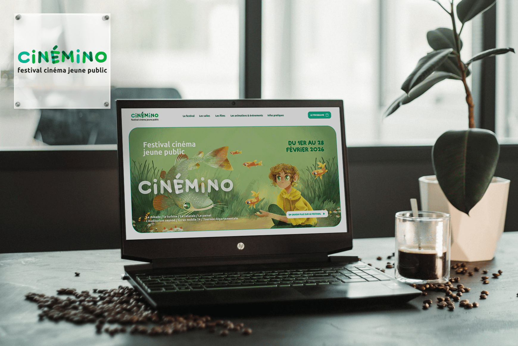 Site web pour des activités autour du cinéma